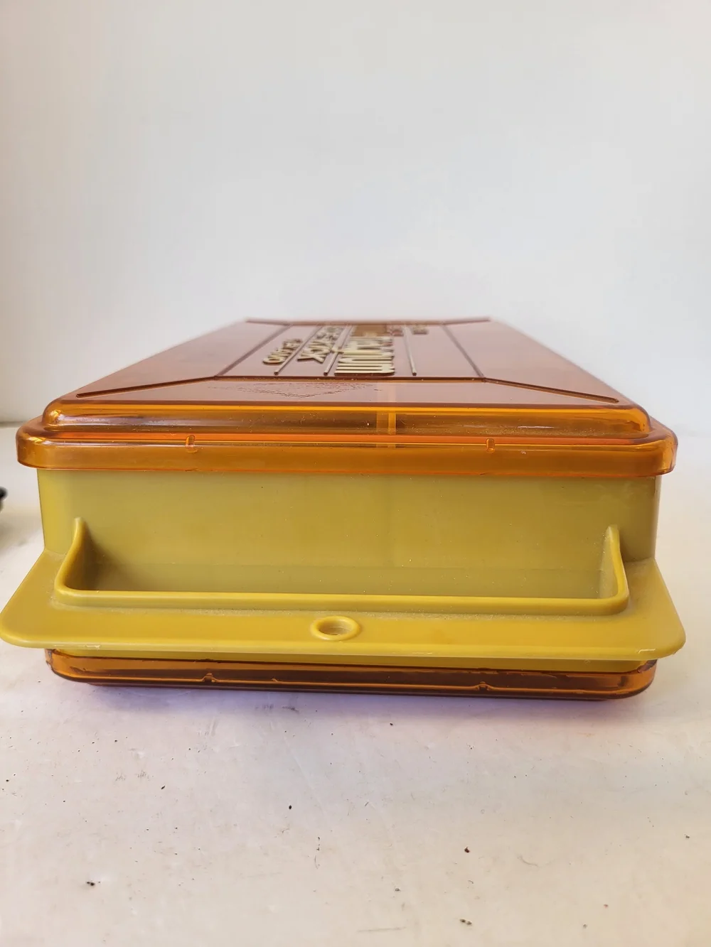 Plano Mini-Magnum Side-Kick Tackle Box in Amber #3215N 1980s